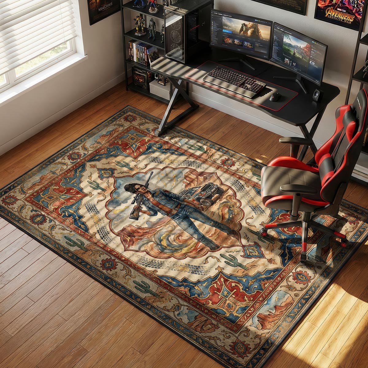 Panam Palmer Desert Sniper Rug - Cyberpunk 2077 Chair Mat