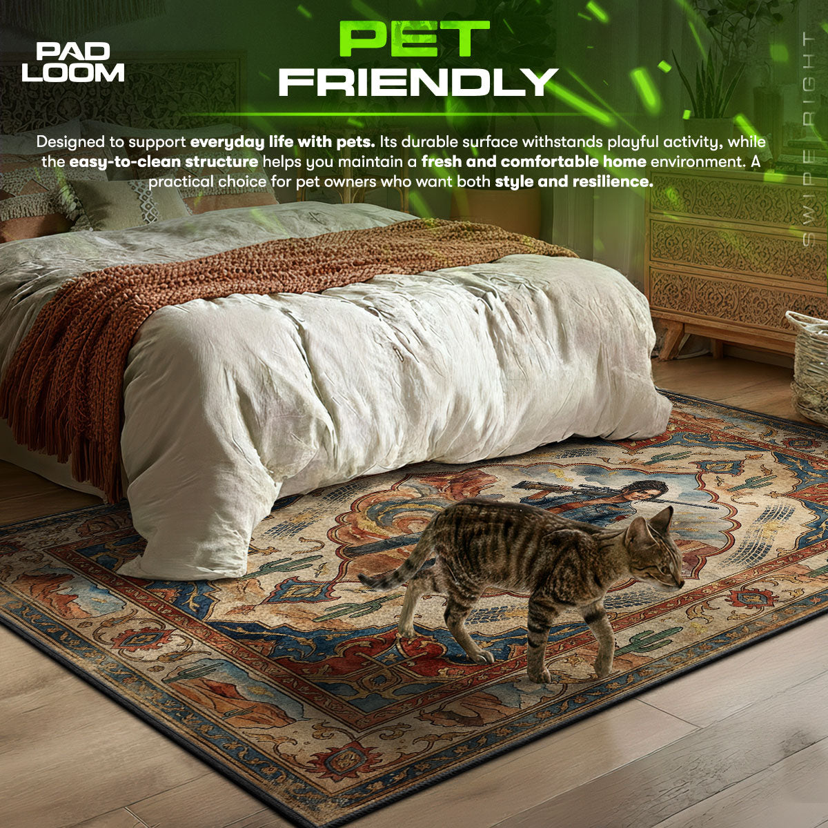 Panam Palmer Desert Sniper Rug - Cyberpunk 2077 Chair Mat