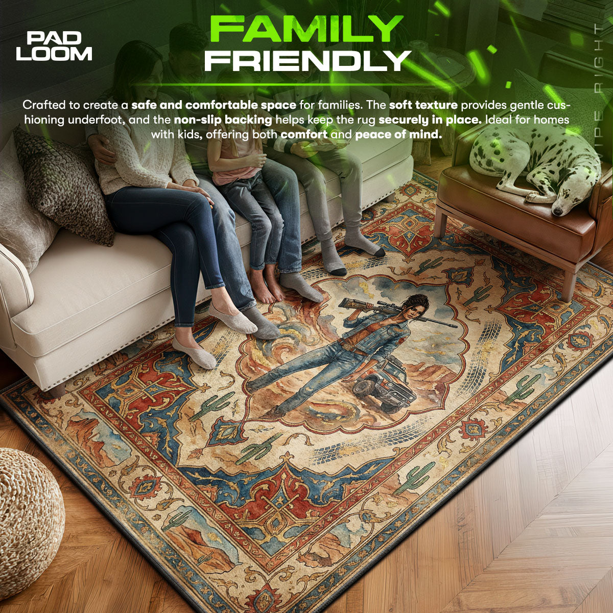 Panam Palmer Desert Sniper Rug - Cyberpunk 2077 Chair Mat