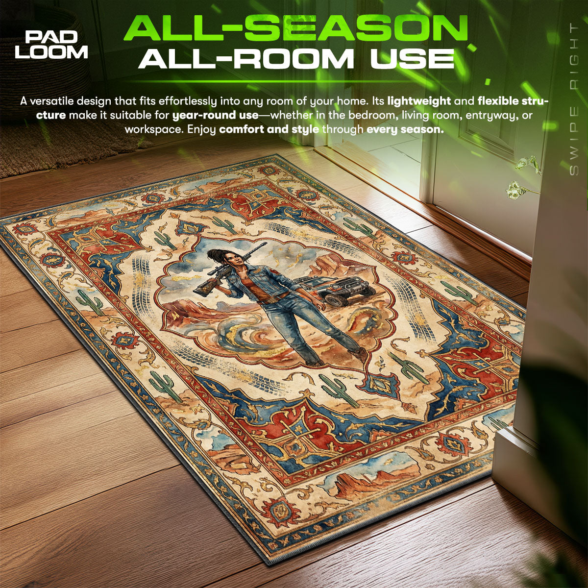 Panam Palmer Desert Sniper Rug - Cyberpunk 2077 Chair Mat