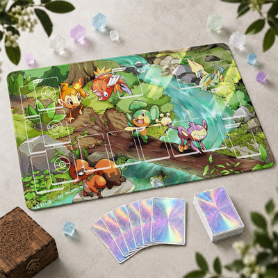 Pansage Creek Playmat - Pokemon TCG Mat