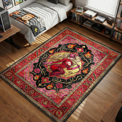Panther Red Whip Rug - Persona 5 Chair Mat