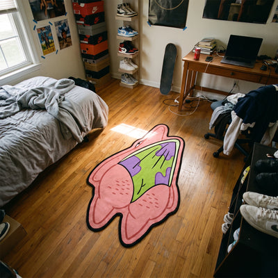 Patrick Star Rug - Shaped Cartoon Area Rug