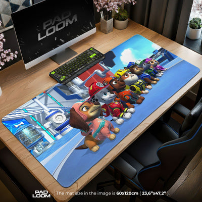 Paw Patrol Team Lineup Mouse Pad - Rescue Pups Desk Mat