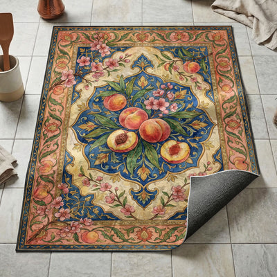 Peach Blossom Rug — Summer Kitchen Floor Mat