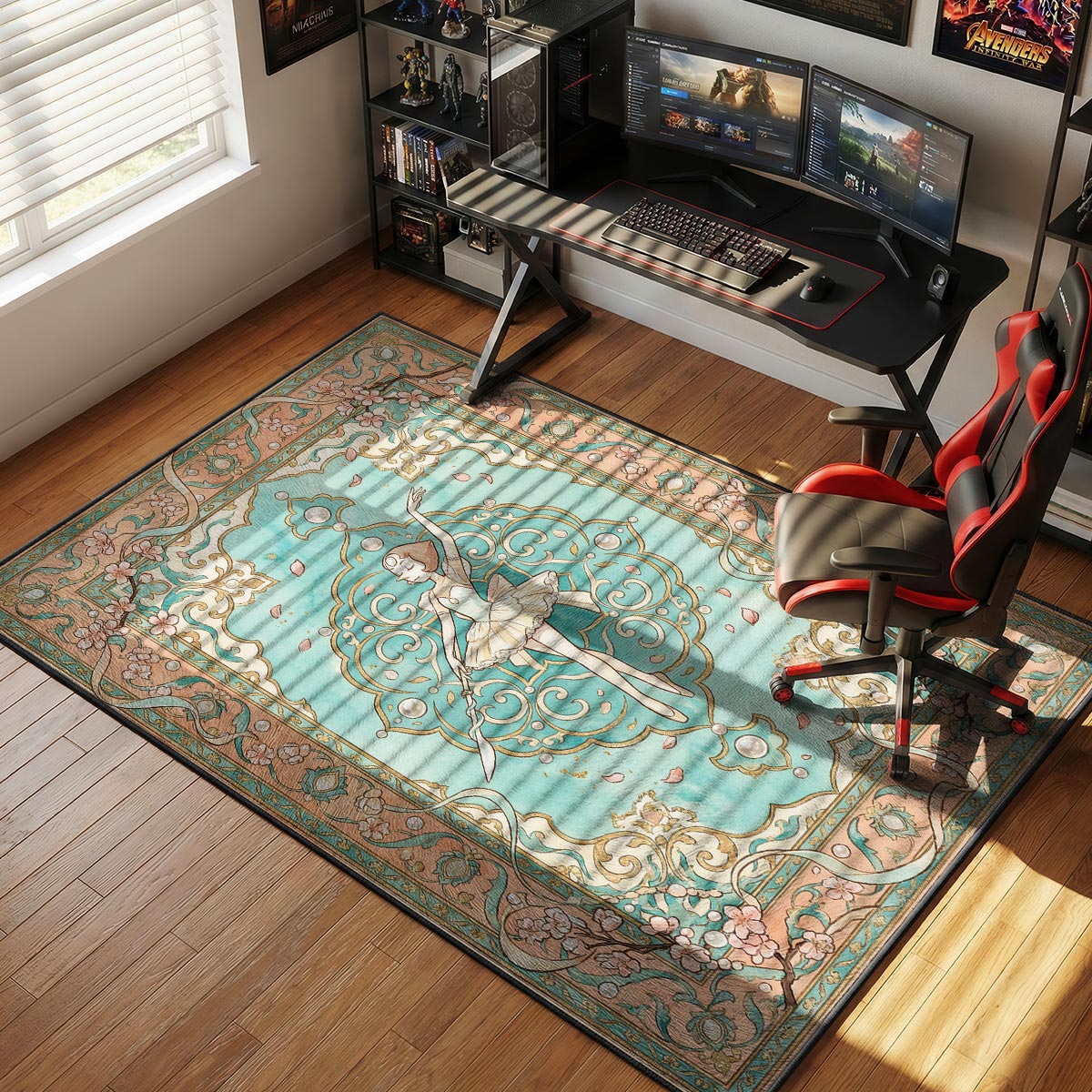Pearl Ballet Steven Universe Cartoon Area rug — main product view