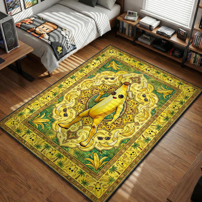 Peely Golden Pattern Rug - Fortnite Chair Mat
