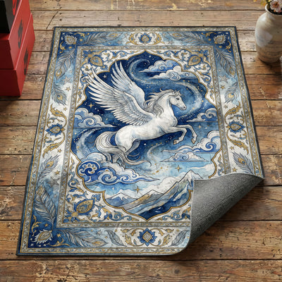 Pegasus Night Sky Rug — Greek Mythology Area Rug