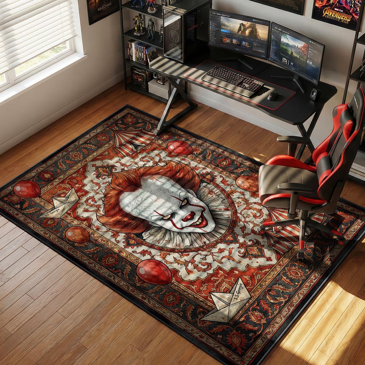 Pennywise Circus Tent IT Room rug — main product view