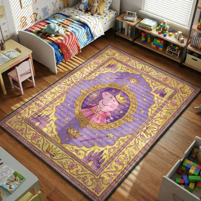 Peppa Pig Princess Castle Rug - Kids Mat