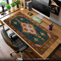 Persian Jewel Tones Mouse Pad, Ornamental Style Gaming Desk Mat Padloom