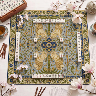 Persian Lion Mahjong Mat - Mah Jongg Table Mat