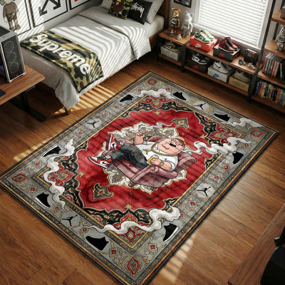 Peter Griffin Sneaker Throne Rug - Hype Floor Decor