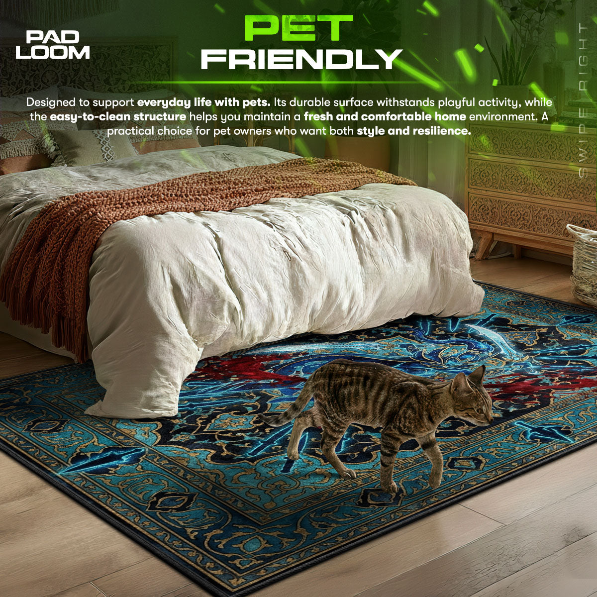 Phantom Assassin Critical Strike Rug - Dota 2 Chair Mat