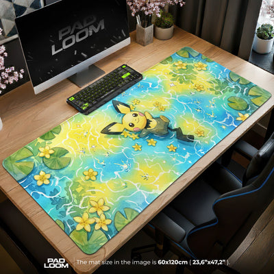 Pichu Sonnenfunkenteich Mauspad - Pokémon Schreibtischunterlage