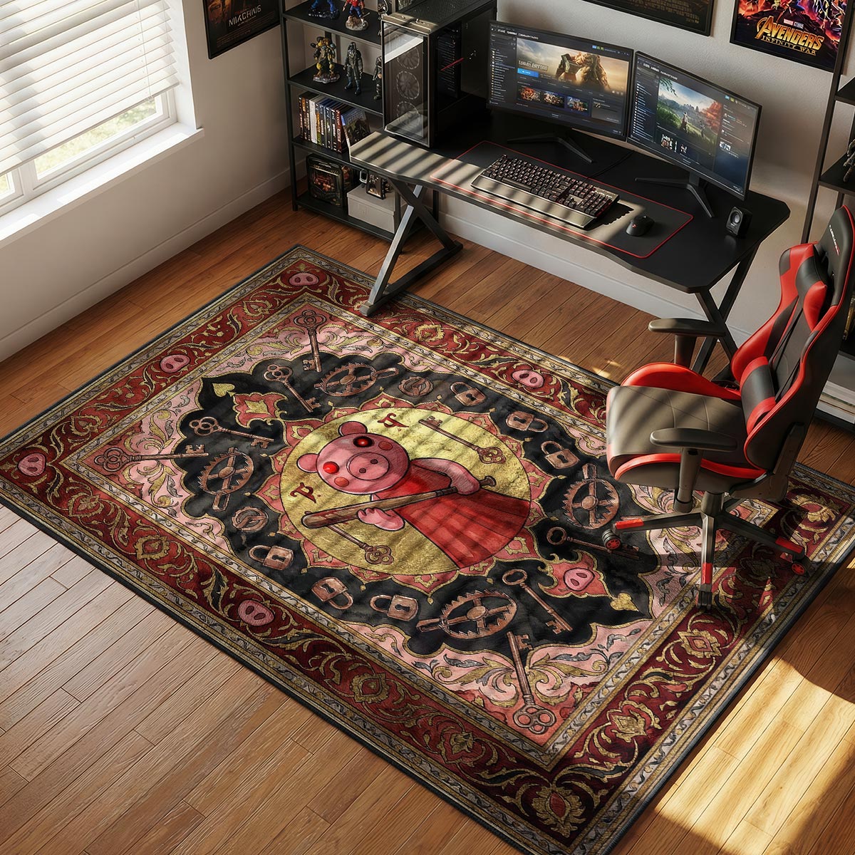 Piggy Infektionsfalle Teppich - Roblox Stuhlmatte