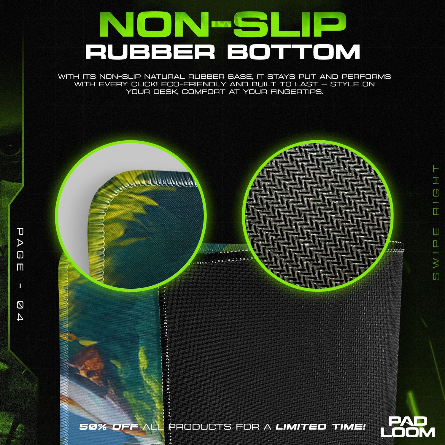 Pikachu Adventure Mouse Pad, Pokémon Gaming Desk Mat Padloom