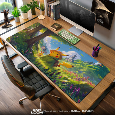 Pikachu Adventure Mauspad, Pokémon Gaming Schreibtischmatte