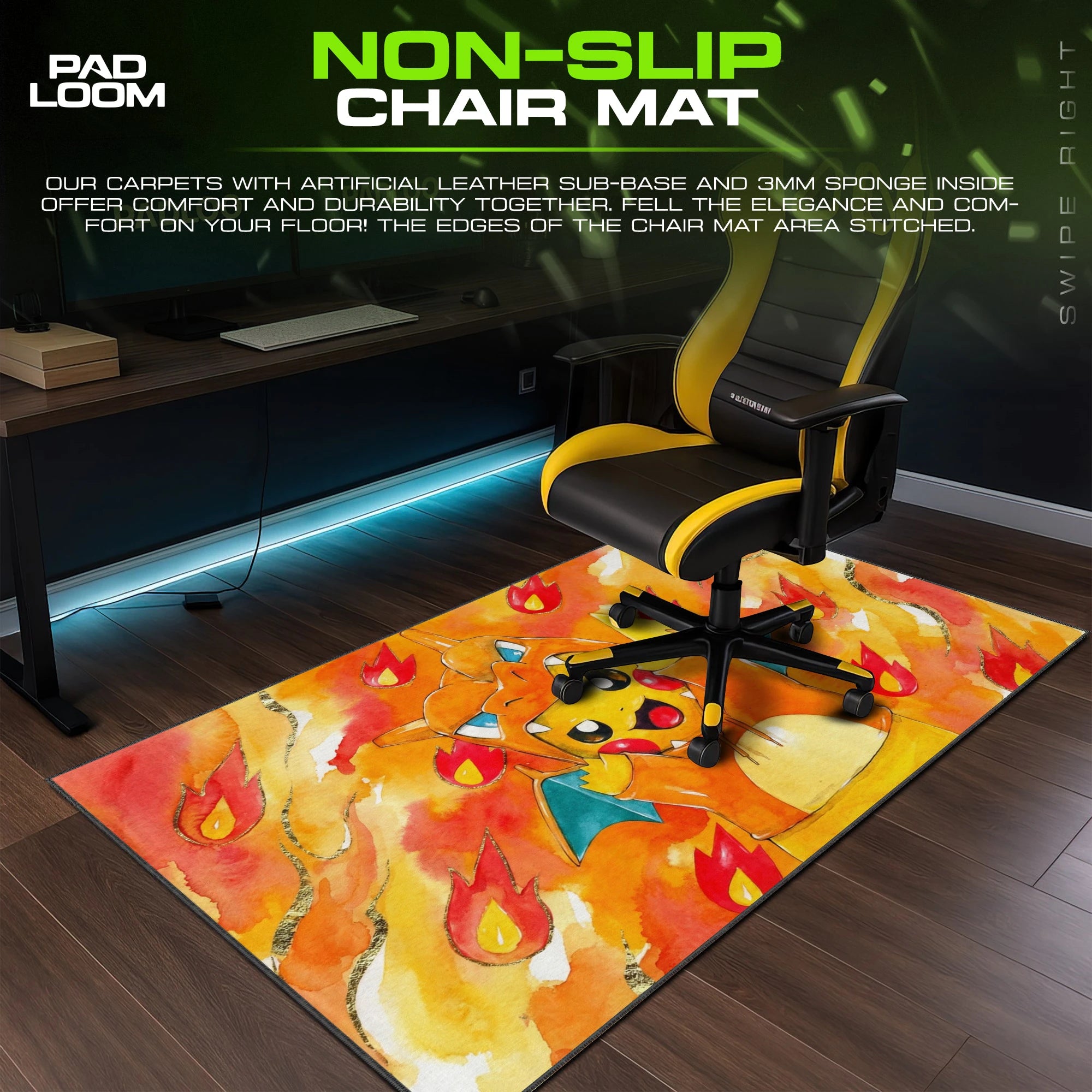 Pikachu Charizard Costume Mouse Pad - Pokemon Desk Mat