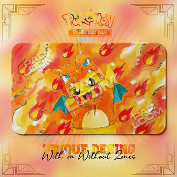 Pikachu Charizard Playmat - Pokemon TCG