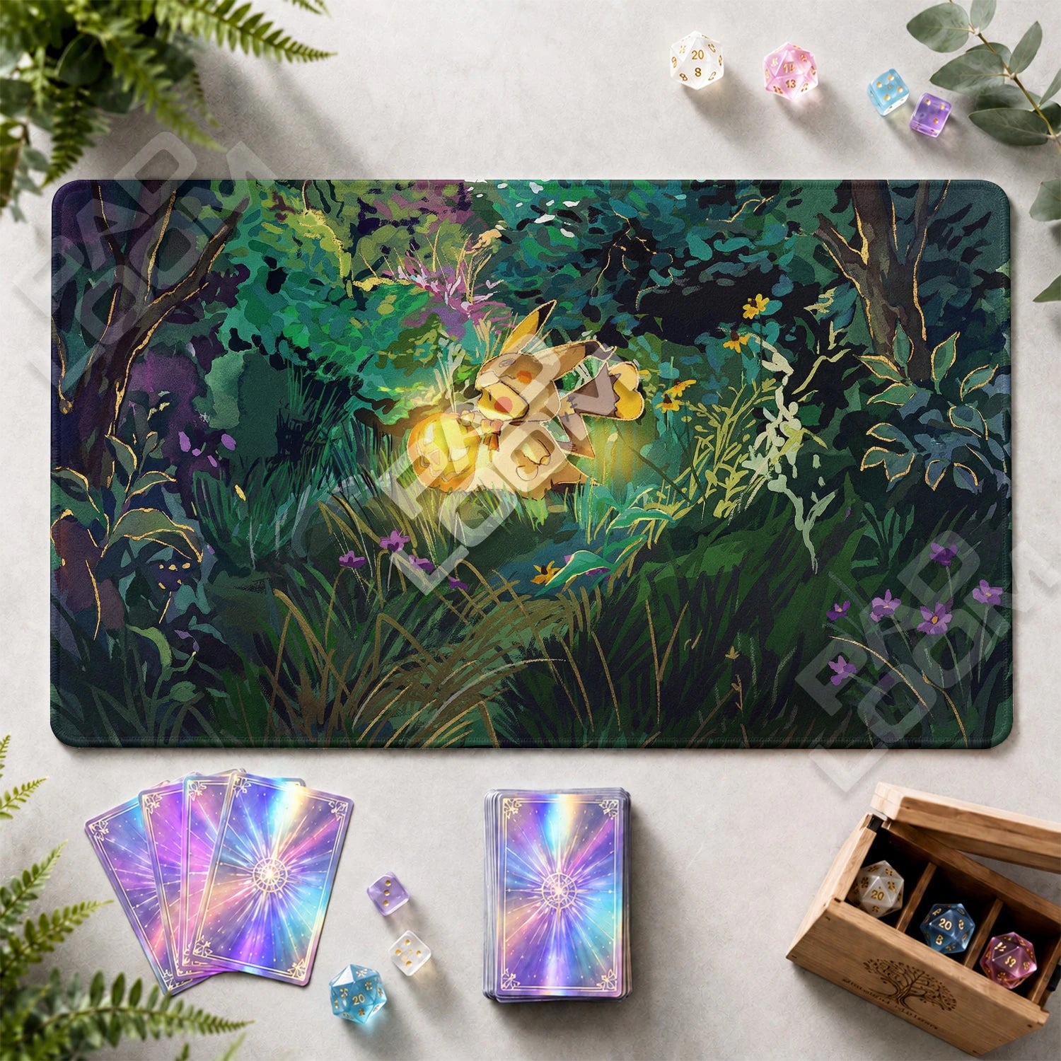 Pikachu Halloween Playmat - Pokemon TCG Mat