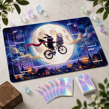 Pikachu Moonlight Playmat - Pokemon TCG Mat
