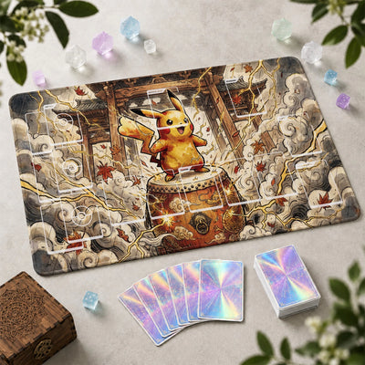 Pikachu Shrine Playmat - Pokemon TCG Mat