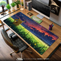 Pikachu – Sunset Meadow Mouse Pad, Game Anime Desk Mat Padloom