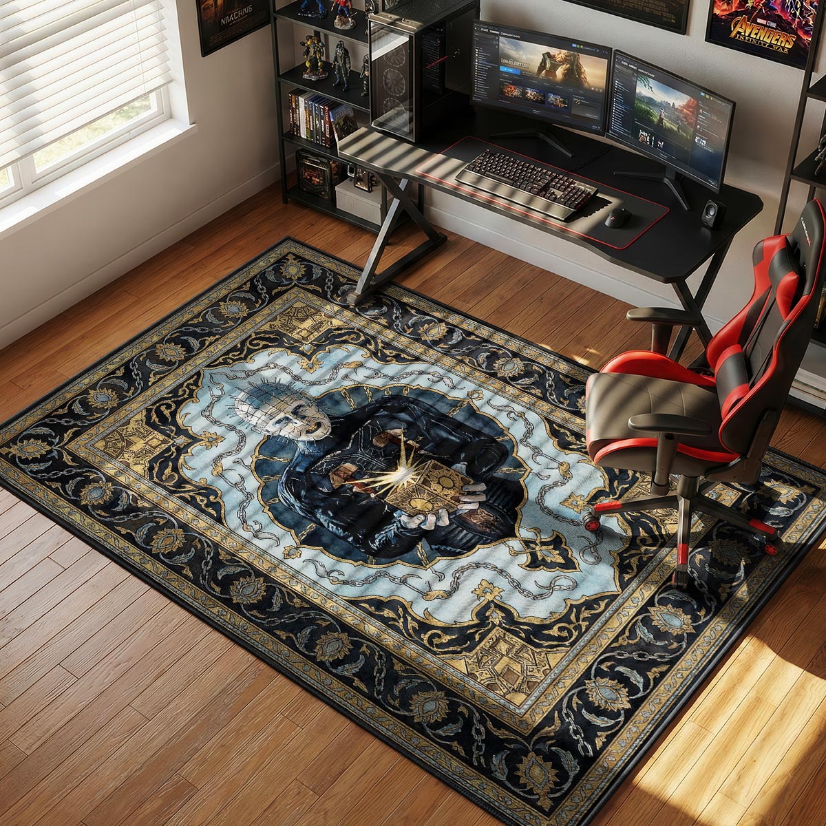 Pinhead Puzzle Box Hellraiser Room rug — main product view