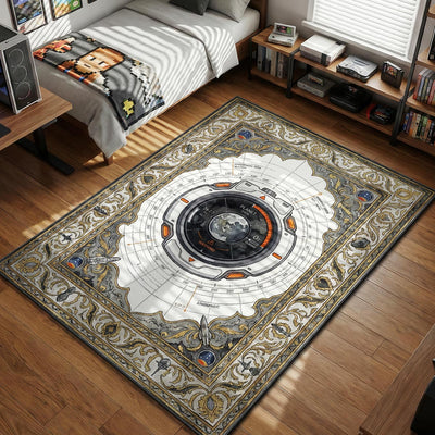 Planet Data HUD Rug - Starfield Chair Mat