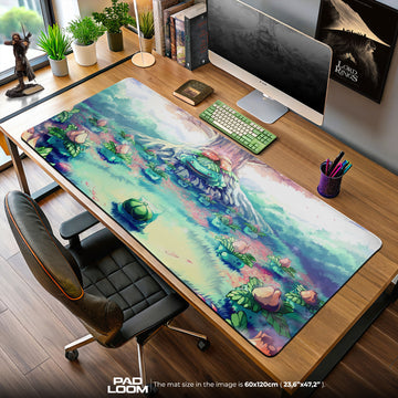 Pokemon Bulbasaur Meadow Mouse Pad, Game Gaming Desk Mat