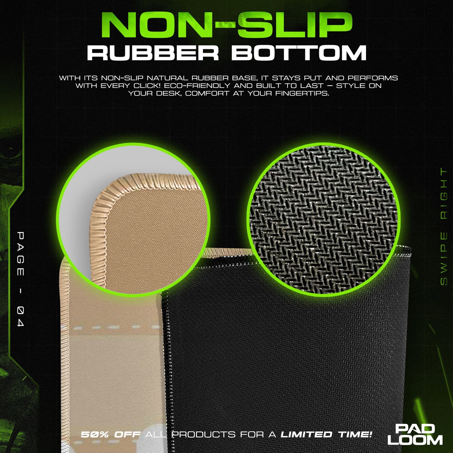 Pokémon Eeveelutions Friends Mouse Pad, Gamer Desk Mat Padloom