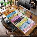 Pokemon Eeveelutions Lineup Mouse Pad, Game Gamer Desk Mat Padloom