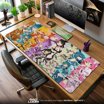 Pokemon Eeveelutions Mouse Pad, Anime Gamer Desk Mat