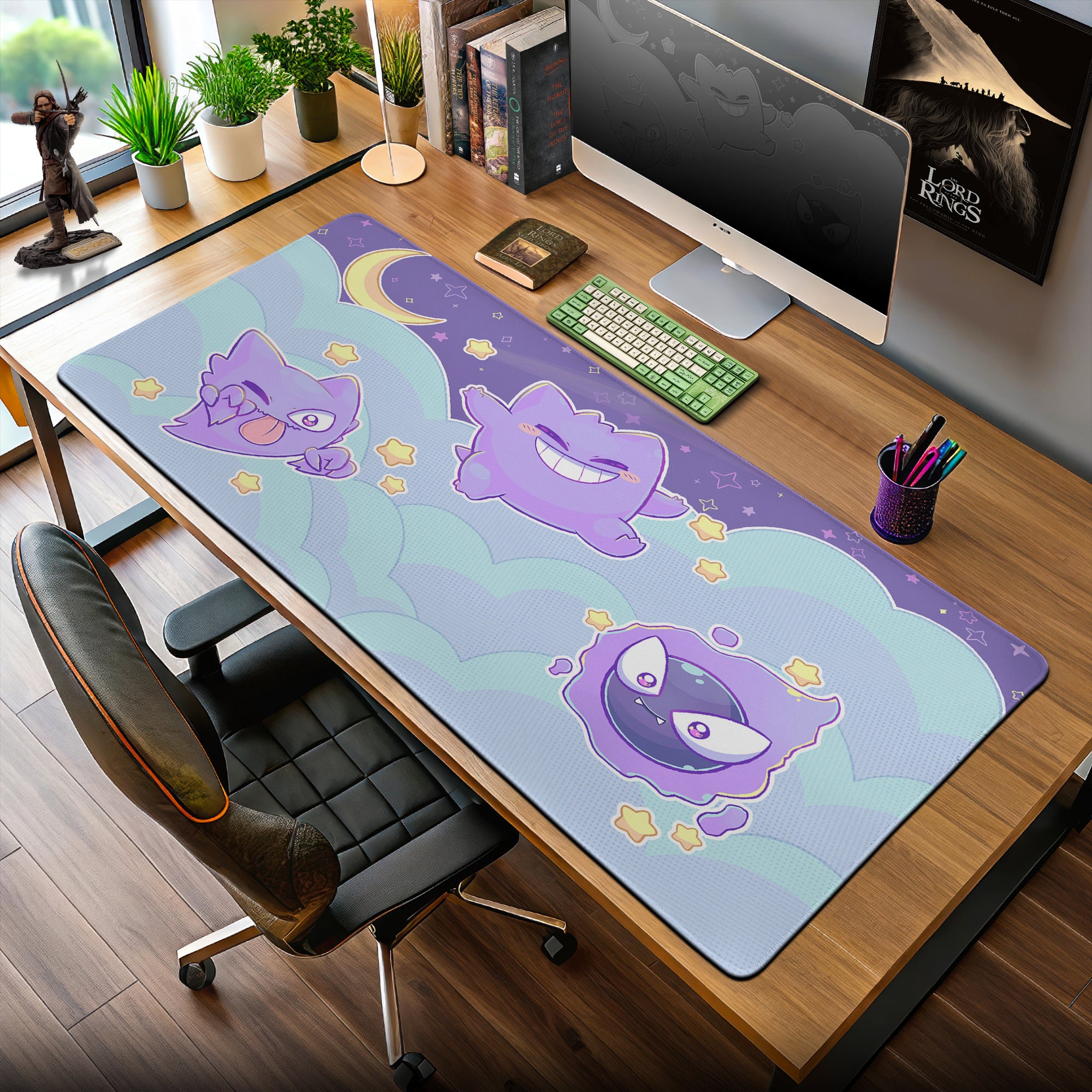 Pokemon Gengar Dreamscape Mouse Pad – Anime Desk Mat