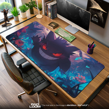Pokémon Gengar Forest Glow Mouse Pad, Gamer Desk Mat