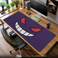 Pokemon Gengar Grin Mouse Pad, Game Gamer Desk Mat Padloom