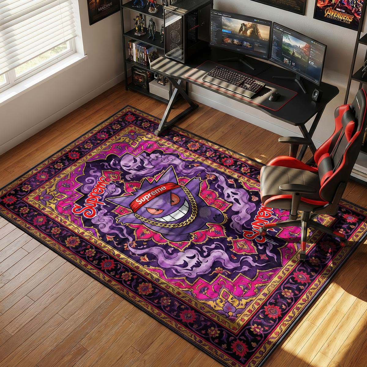 Supreme Gengar Persian Rug - Hypebeast Floor Mat
