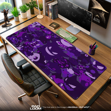 Pokémon Ghost-Type Mouse Pad, Gengar & Haunted Team Desk Mat