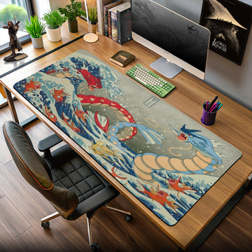 Pokemon Gyarados Sea Clash Mouse Pad – Anime Desk Mat