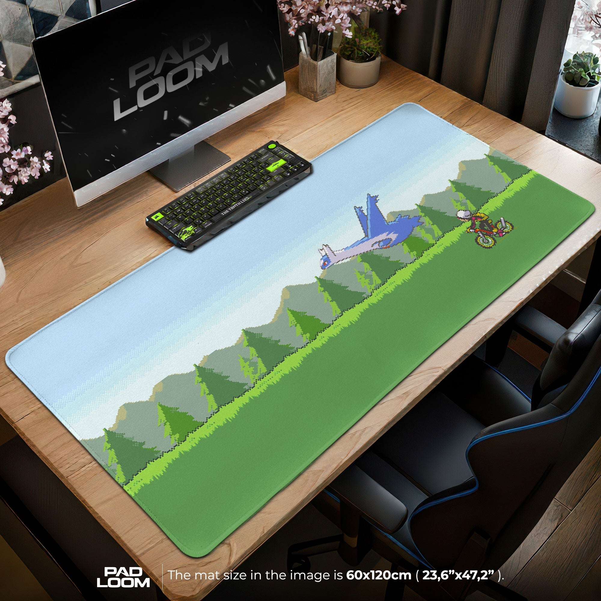Pokémon Hoenn Journey Mouse Pad - Retro Adventure Desk Mat Padloom