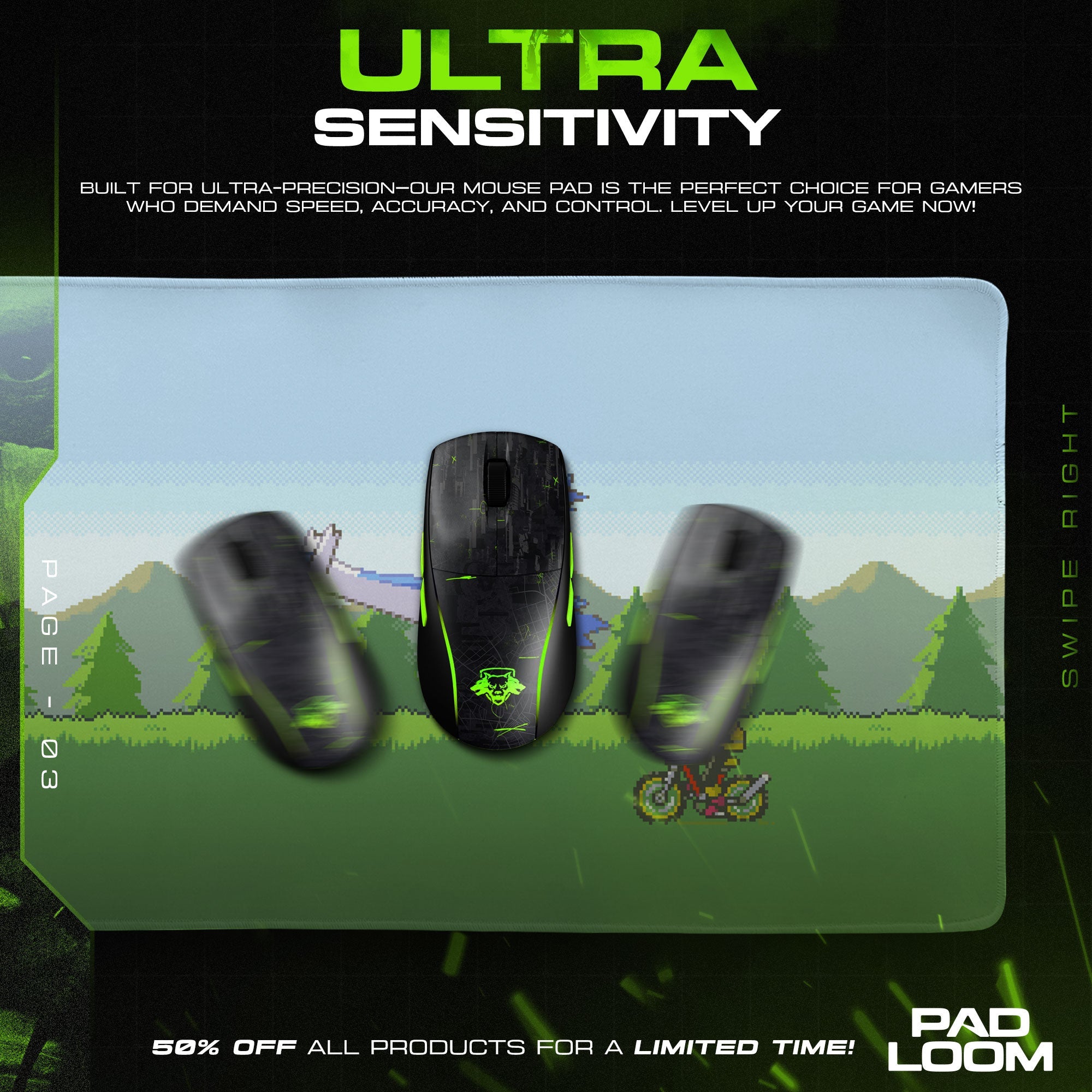 Pokémon Hoenn Journey Mouse Pad - Retro Adventure Desk Mat Padloom