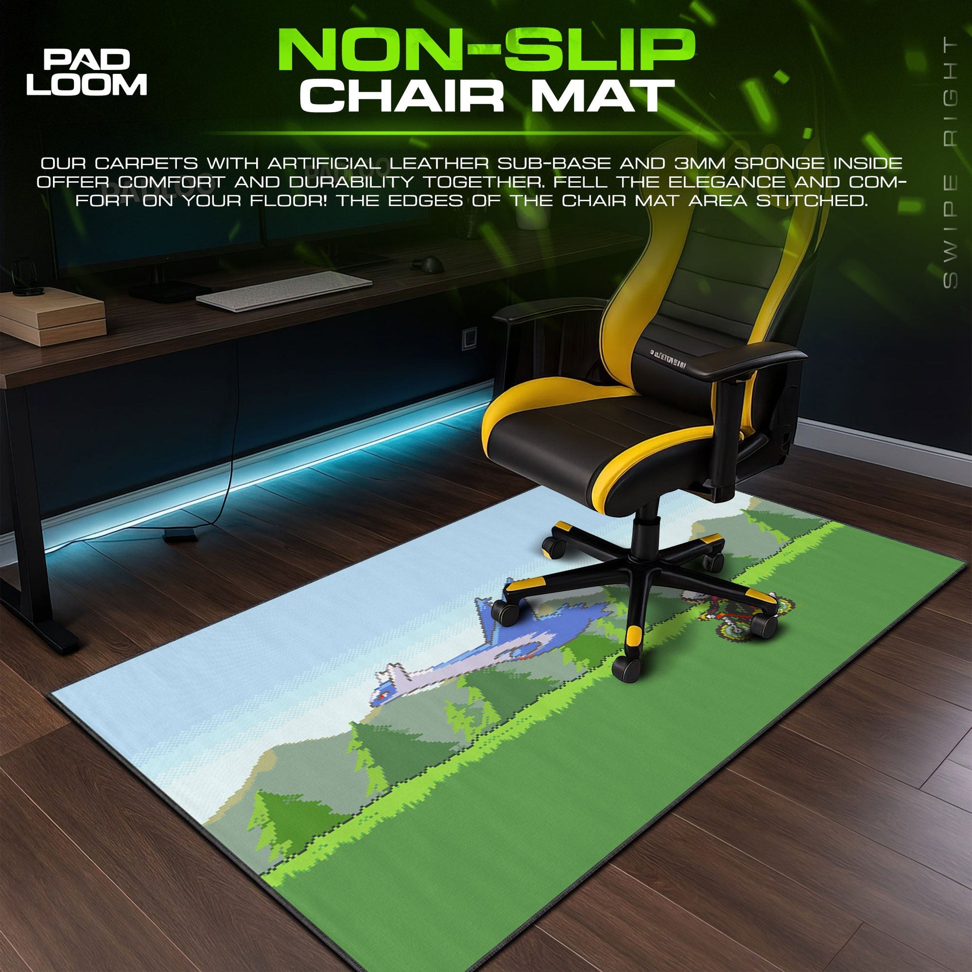 Pokémon Hoenn Journey Mouse Pad - Retro Adventure Desk Mat Padloom