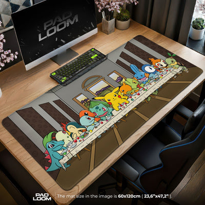 Last Supper Pokémon Mouse Pad - Anime Gaming Mouse Pad