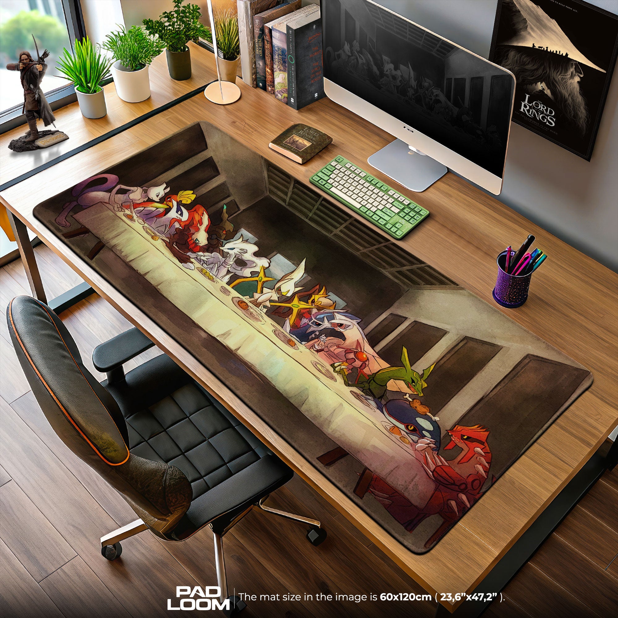 Pokemon Legendary Feast Mouse Pad, Game Gamer Desk Mat