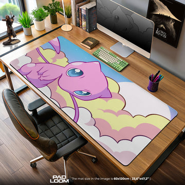 Pokemon Mew Cloud Dreams Mouse Pad, Game Gaming Desk Mat