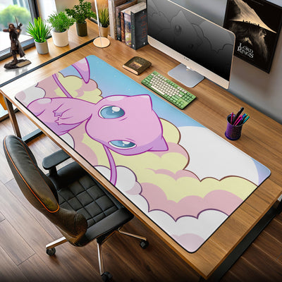 Pokemon Mew Skybound Mauspad – Anime Schreibtischunterlage