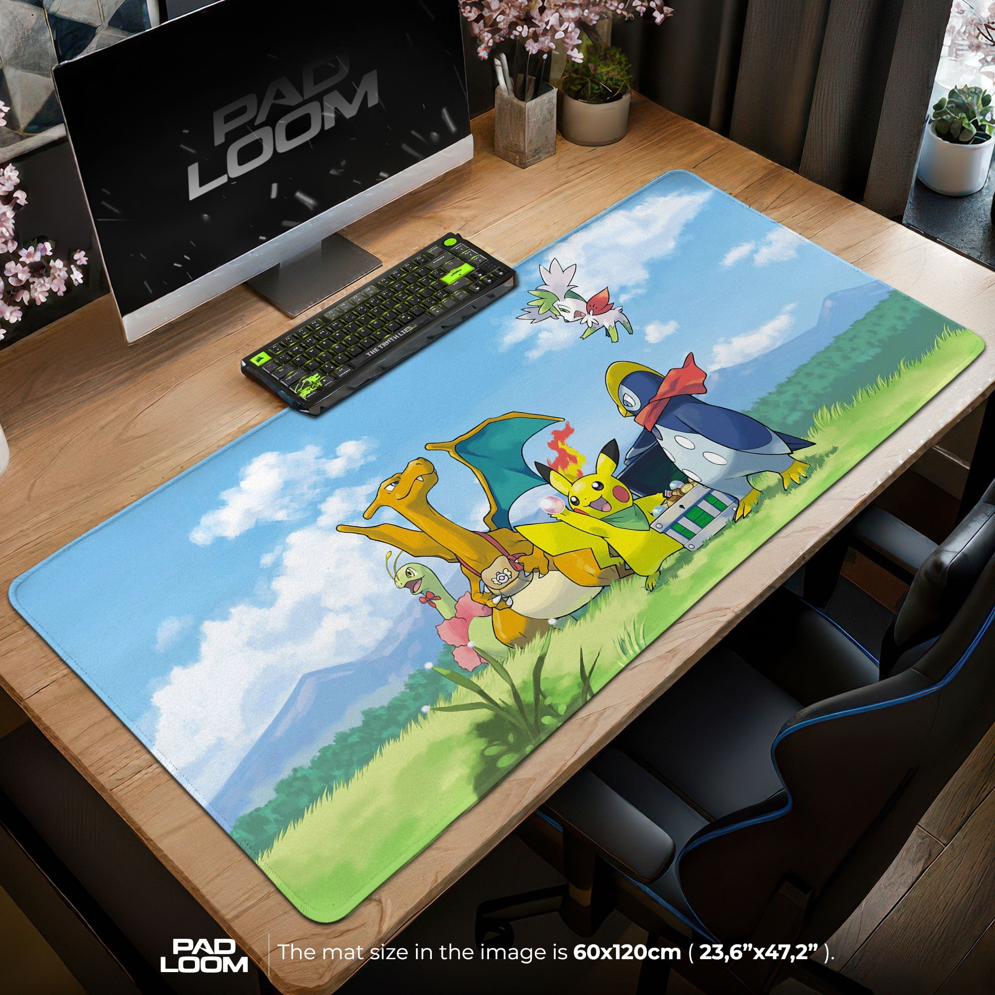 Pokémon Mystery Dungeon Mouse Pad - Adventure Team Desk Mat Padloom