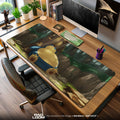 Pokemon Snorlax Mouse Pad, Forest Nap Anime Desk Mat Padloom