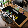 Pokémon Starters Crosswalk Mouse Pad, Gamer Desk Mat Padloom